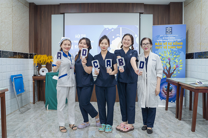 EMCAS Tổ Chức Ngày Hội Vệ Sinh Tay 2023