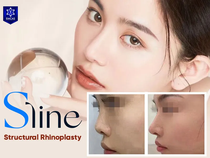 S-Line structural rhinoplasty may combine synthetic material with autologous cartilage to reshape the nasal framework