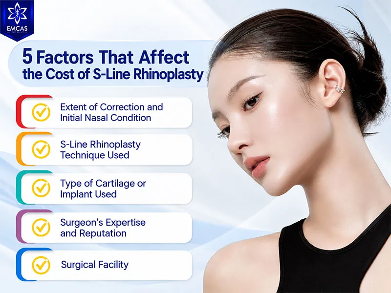 Five factors that can affect S-Line rhinoplasty cost