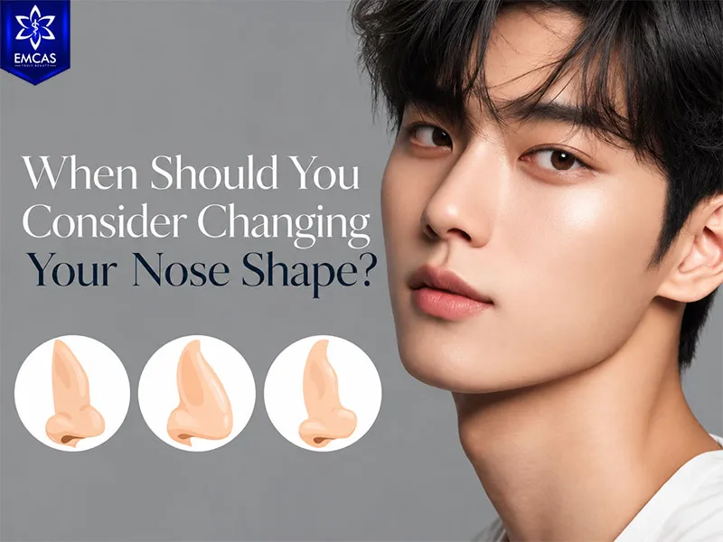 Consulting a qualified doctor before considering a change in nose shape