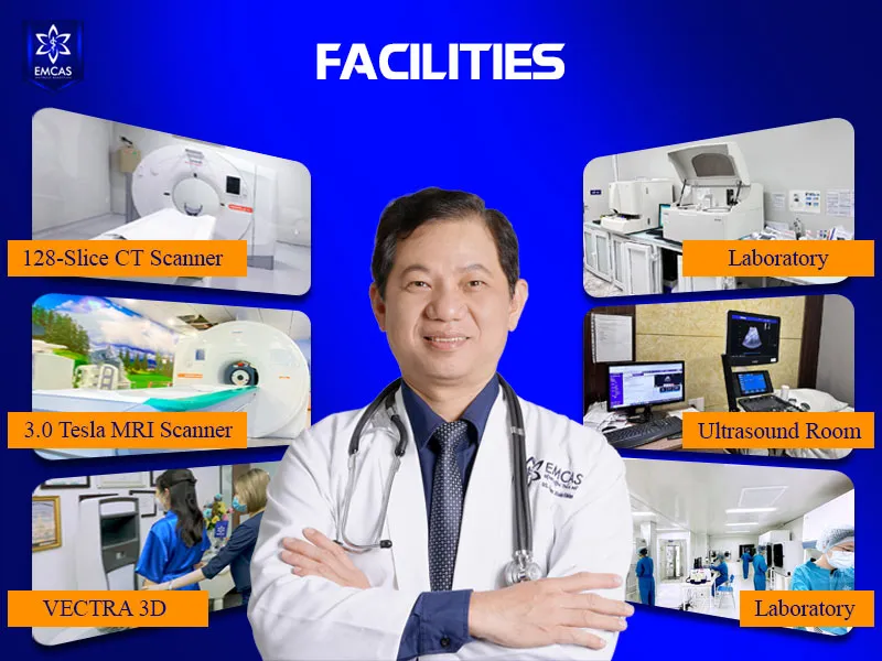 EMCAS Aesthetic Hospital as a rhinoplasty provider in Ho Chi Minh City