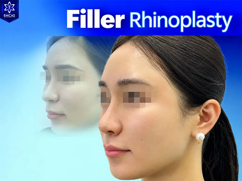 Nose filler may take approximately two to four weeks to fully settle according to EMCAS guidance