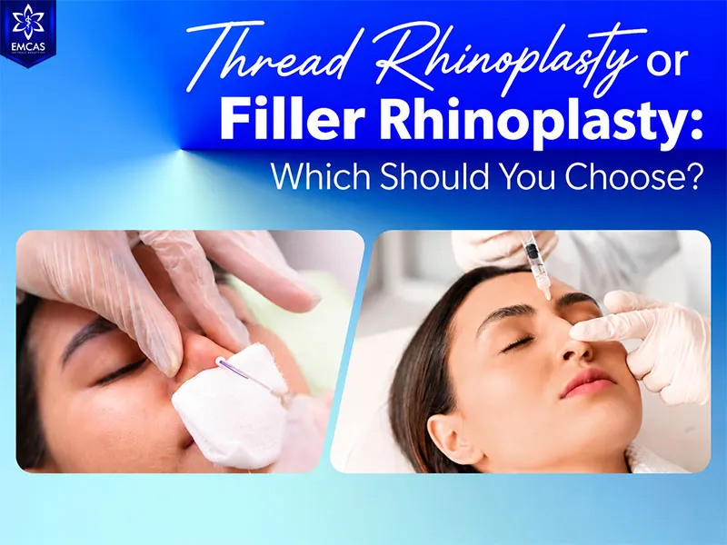 The choice between thread rhinoplasty and nose filler depends on nasal anatomy, goals and medical assessment