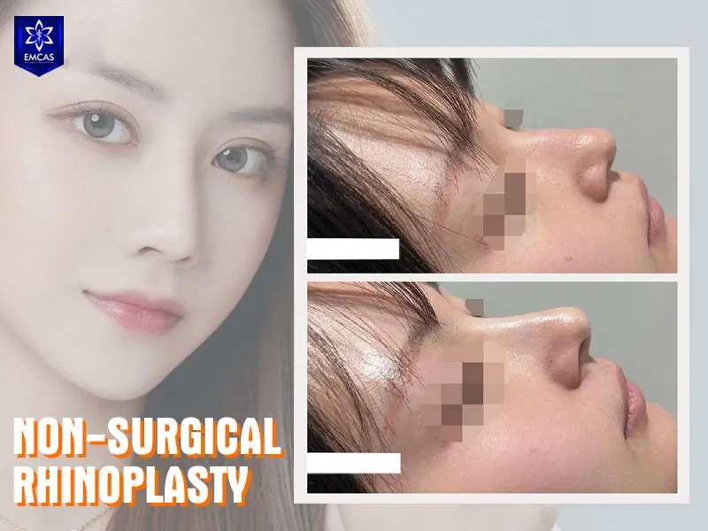 Non-surgical rhinoplasty uses less invasive techniques to refine the nasal contour