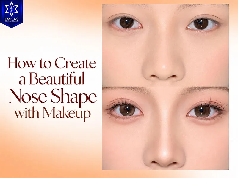 Makeup contouring can create the visual impression of a higher and more defined nose
