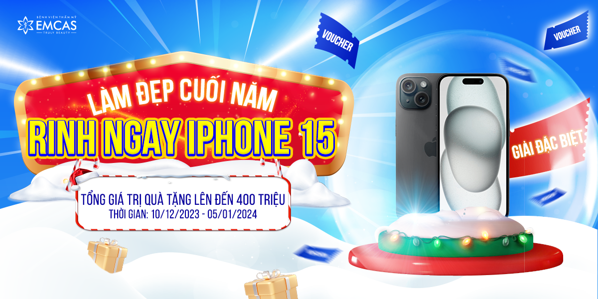 Làm Đẹp Cuối Năm - Rinh Ngay Iphone 15