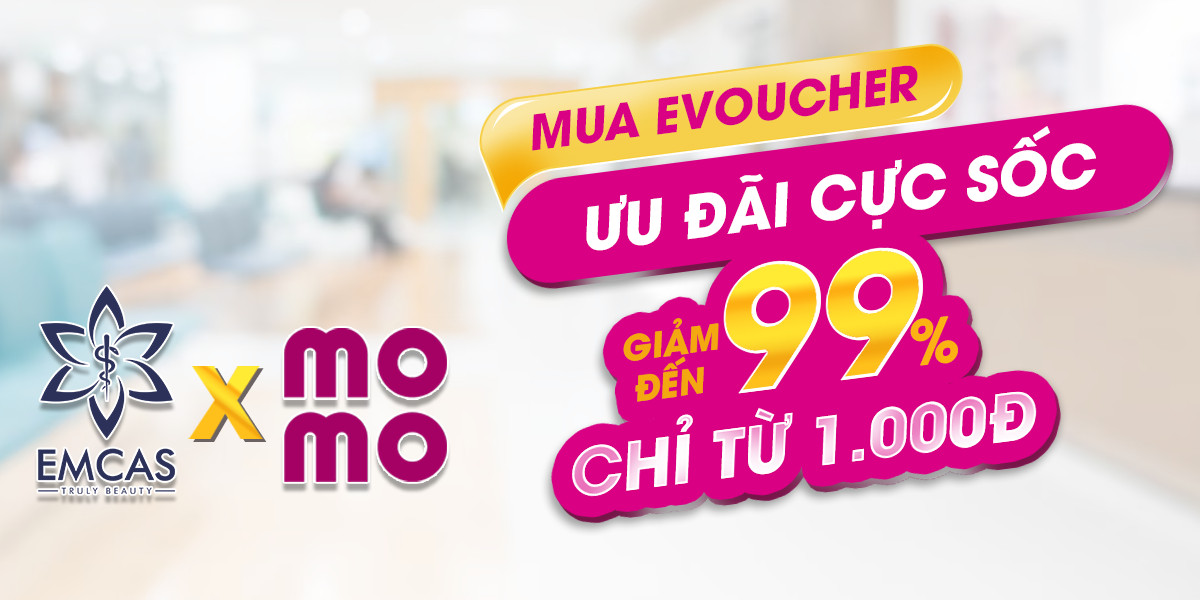 VOUCHER GIẢM GIÁ LÀM ĐẸP TẠI EMCAS ĐÃ CÓ MẶT TRÊN MOMO