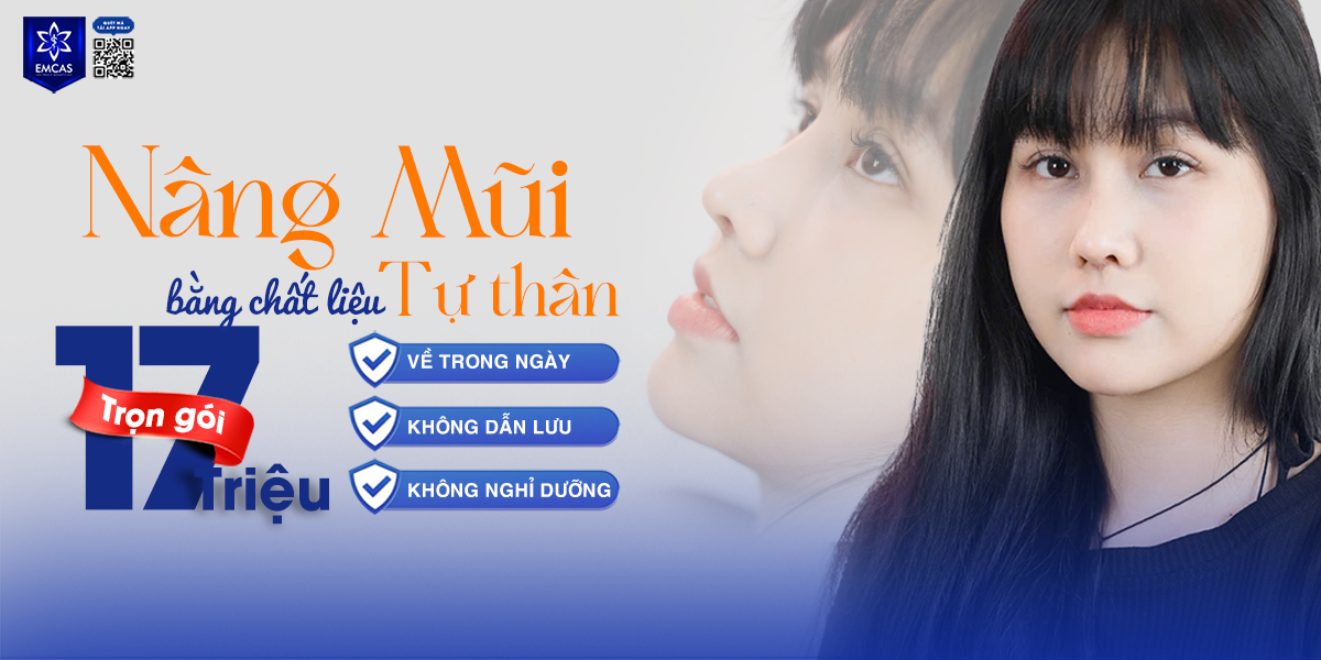 NÂNG MŨI TỰ THÂN – TRỌN GÓI 17 TRIỆU ĐỒNG