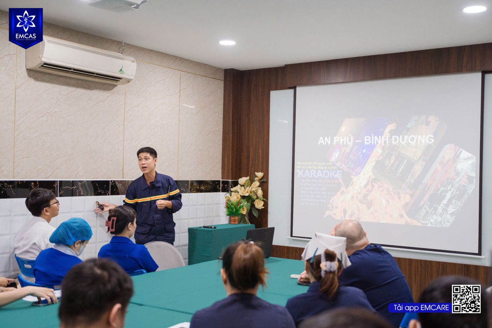 Bệnh Viện Thẩm Mỹ EMCAS Diễn Tập Phòng Cháy Chữa Cháy Năm 2024