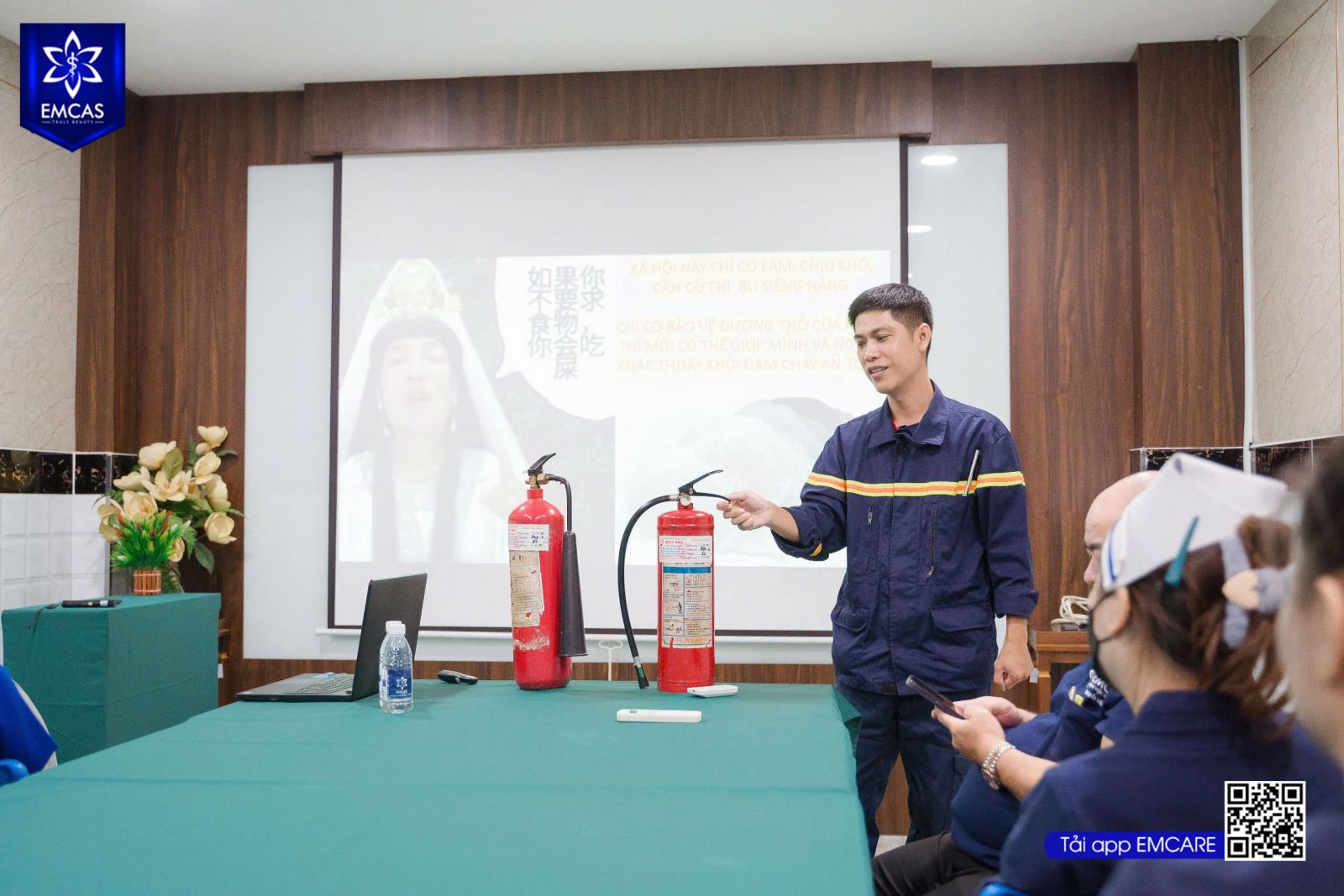 Bệnh Viện Thẩm Mỹ EMCAS Diễn Tập Phòng Cháy Chữa Cháy Năm 2024