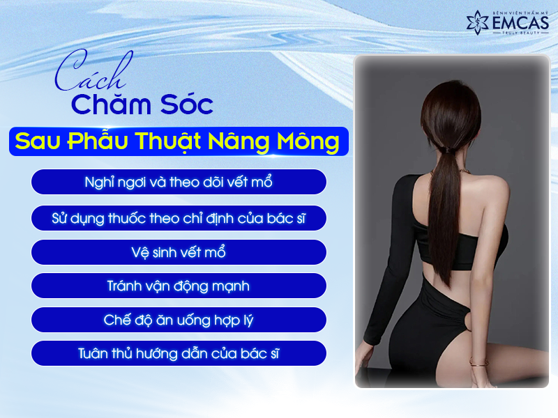 Cách Chăm Sóc Sau Phẫu Thuật Nâng Mông