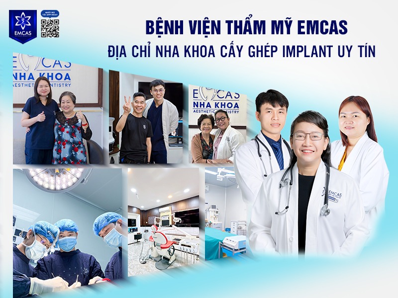 Bệnh Viện Thẩm Mỹ EMCAS là một trong những cơ sở nha khoa uy tín với quy trình thực hiện chuẩn y khoa mà bạn có thể tin tưởng lựa chọn