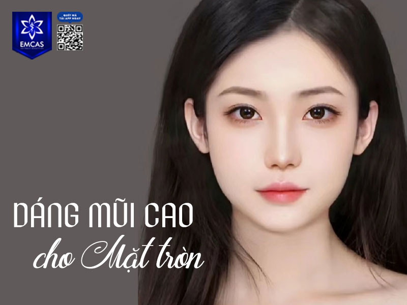 Dáng mũi đẹp cho mặt tròn được đánh giá cao nhất là mũi cao tự nhiên hoặc S-line nhẹ, giúp gương mặt trông thon gọn, có chiều sâu.