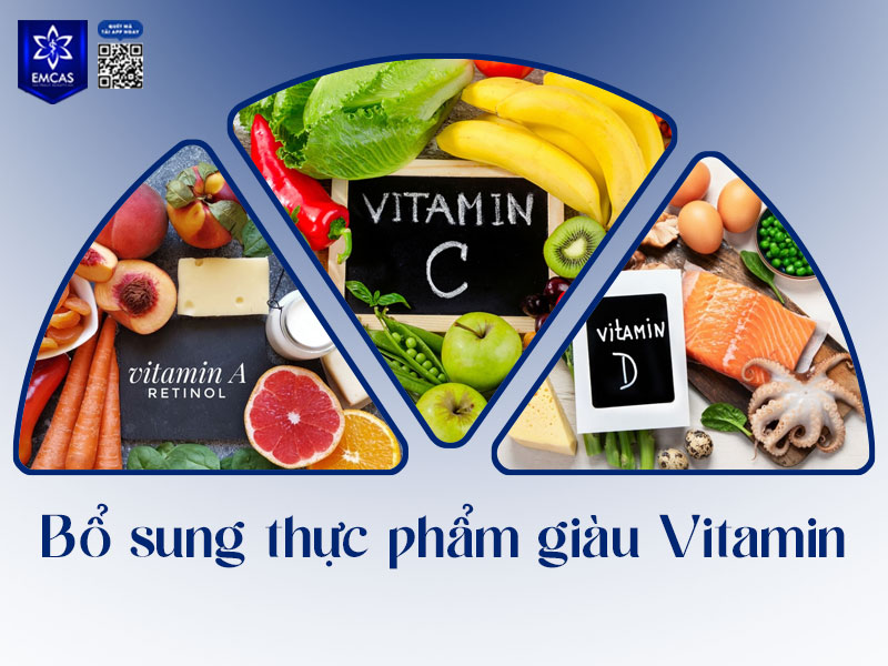 Vitamin A, C và D đóng vai trò quan trọng trong quá trình phát triển xương, sụn và mô liên kết.