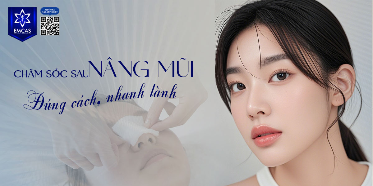 CHĂM SÓC SAU NÂNG MŨI ĐÚNG CÁCH