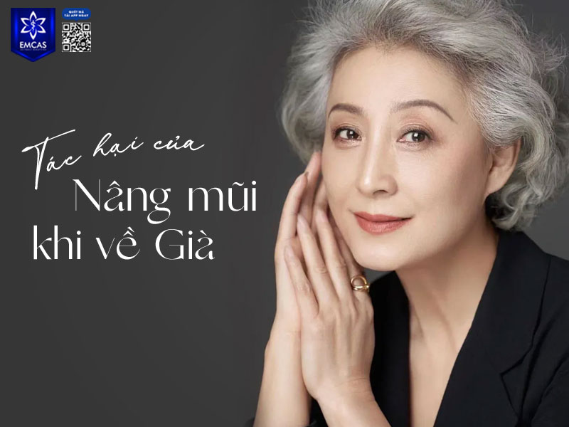 Theo thời gian, cơ thể lão hóa tự nhiên khiến da mũi mỏng, mô mỡ teo lại, từ đó làm cho sống mũi có thể lộ sụn nhẹ, đầu mũi bóng hoặc tụt nhẹ nếu kỹ thuật ban đầu chưa chuẩn