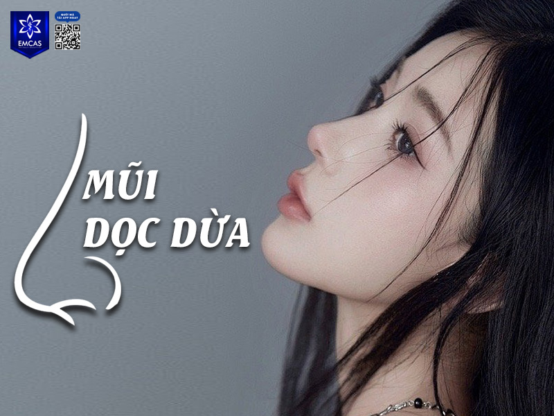 Mũi dọc dừa với sống mũi cao, thẳng, cánh mũi mềm mại mang lại thanh tú cho gương mặt, tạo thiện cảm với người đối diện