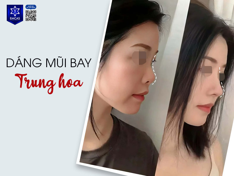 Dáng mũi bay giúp tôn lên sự nhẹ nhàng, thanh tao của các chị em phụ nữ