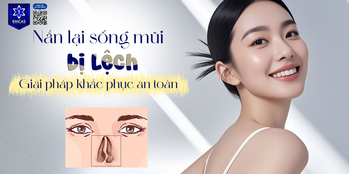 NẮN LẠI SỐNG MŨI BỊ LỆCH BẰNG CÁCH NÀO?
