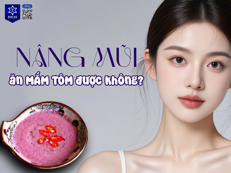 Trong thời gian đầu sau khi nâng mũi, bạn nên tránh mắm tôm và các món ăn có mắm tôm như bún đậu, nem chua rán, bún riêu,... để đảm bảo an toàn.