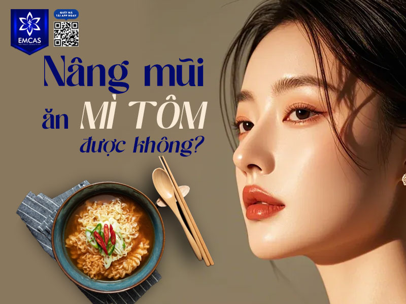 Trong giai đoạn đầu sau nâng mũi, bạn nên tạm kiêng mì tôm cho đến khi vết thương lành hẳn.