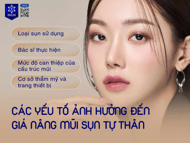 Giá nâng mũi không có một mức cố định mà bị ảnh hưởng bởi nhiều yếu tố khác nhau
