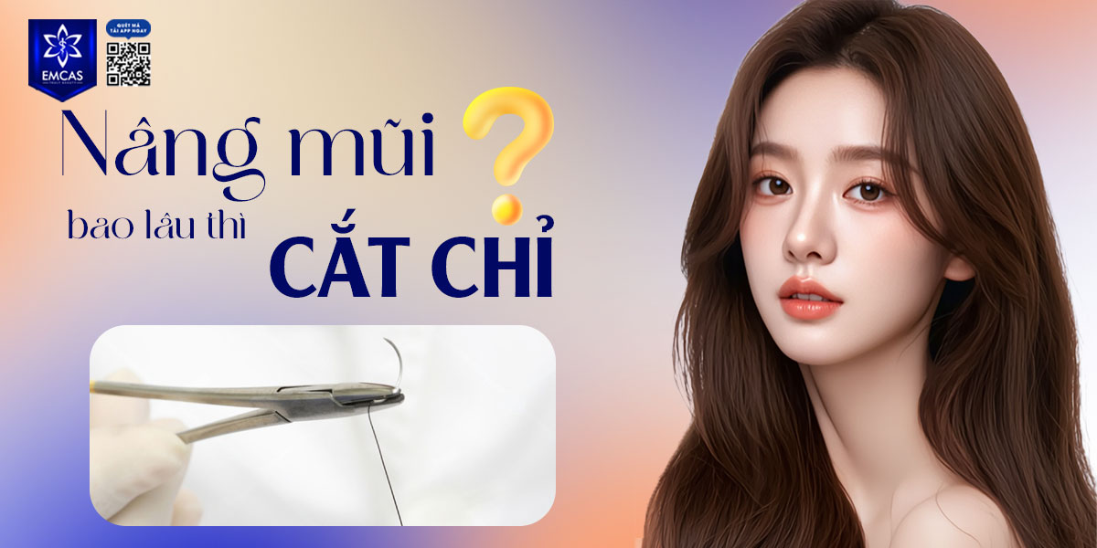 NÂNG MŨI BAO LÂU THÌ CẮT CHỈ?