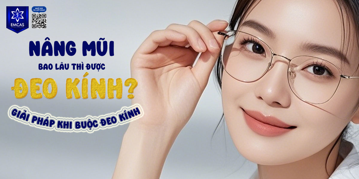 NÂNG MŨI BAO LÂU THÌ ĐƯỢC ĐEO KÍNH?