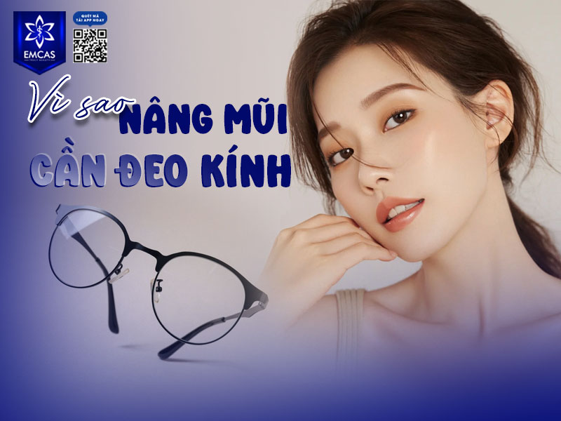 Việc đeo kính sớm có thể tạo ra áp lực trực tiếp lên sống mũi, gây ra nhiều hệ lụy ảnh hưởng đến kết quả thẩm mỹ và quá trình hồi phục.