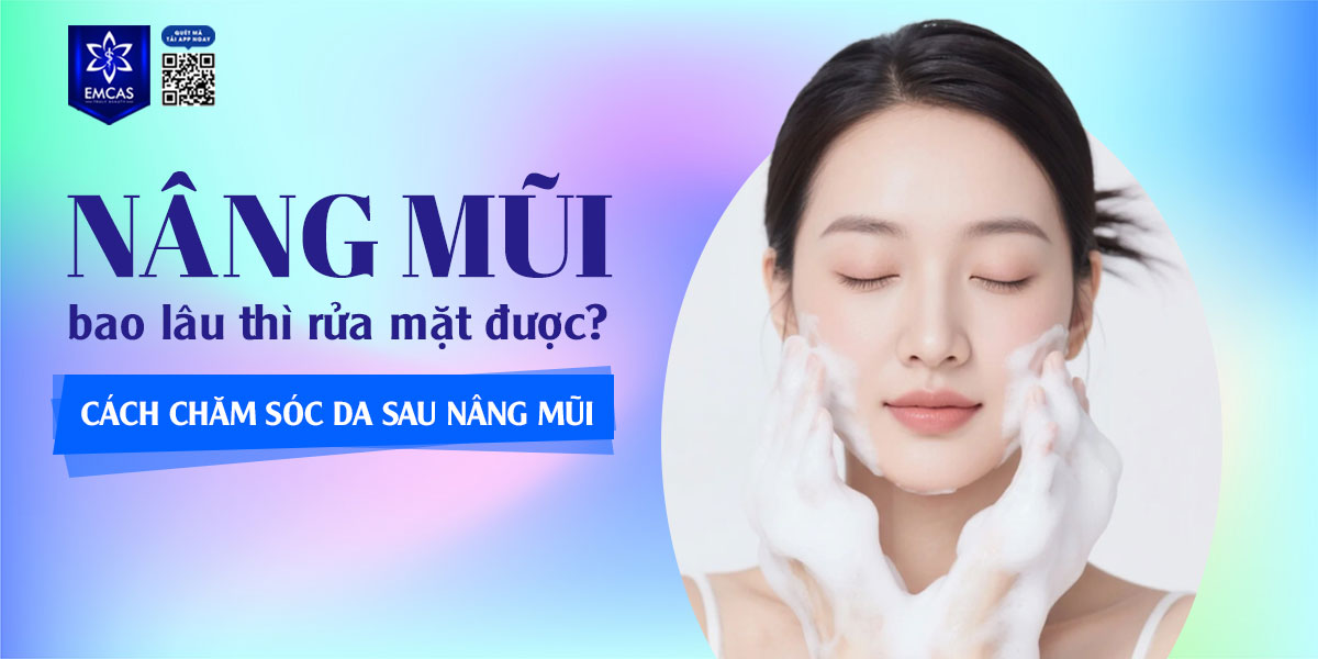 NÂNG MŨI BAO LÂU THÌ RỬA MẶT ĐƯỢC?