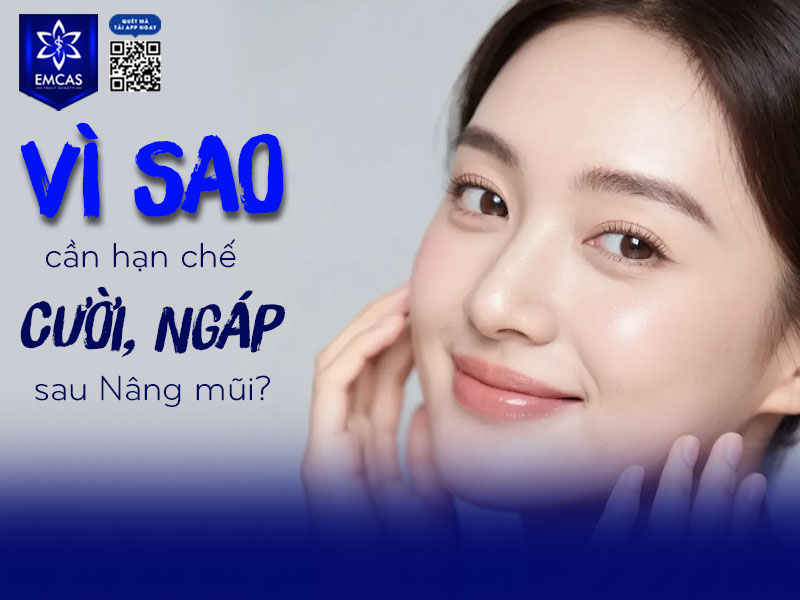 Việc hạn chế cười, ngáp sau nâng mũi sẽ giúp vết thương lành tốt hơn, mũi vào form như mong đợi.