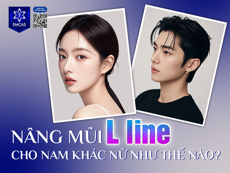 Mặc dù cùng là kỹ thuật nâng mũi L line, nhưng khi áp dụng cho nam và nữ, bác sĩ sẽ có những điều chỉnh khác nhau để đảm bảo hài hòa với cấu trúc gương mặt