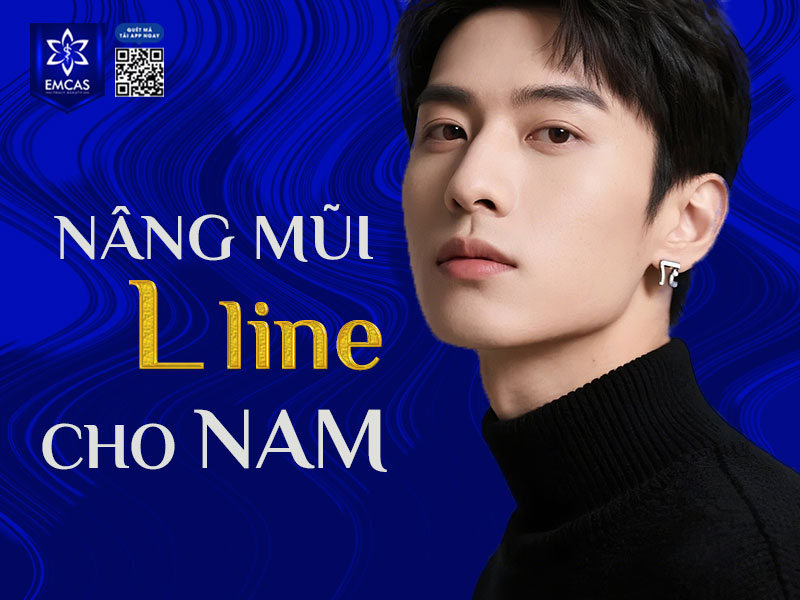 Nâng mũi L line cho nam là phương pháp thẩm mỹ tạo hình dáng mũi với sống mũi cao thẳng, rõ nét và dứt khoát, giống chữ L khi nhìn nghiêng.