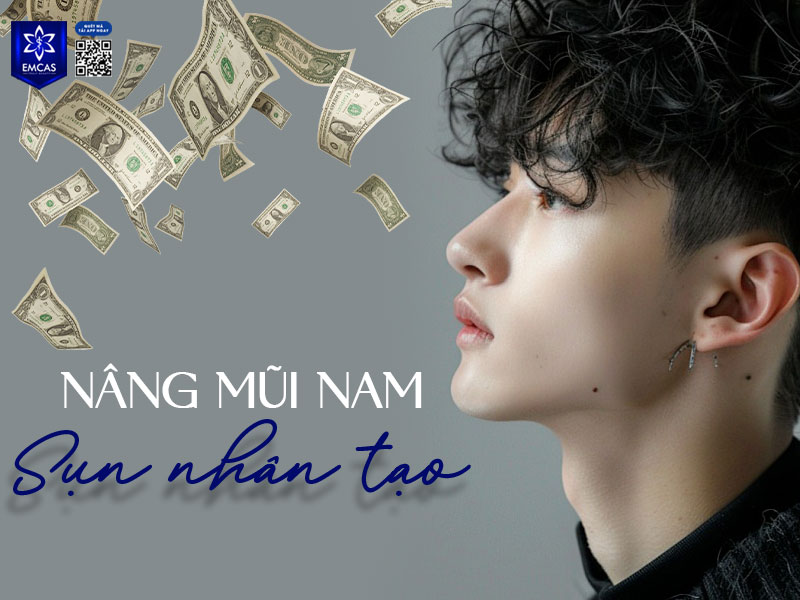 phương pháp nâng mũi nam bằng sụn nhân tạo (Silicone, Surgiform, Gore-Tex…) để nâng cao phần sống mũi