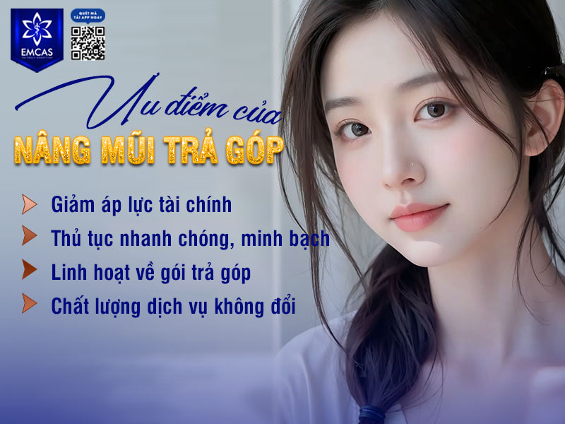 Nâng mũi trả góp là giải pháp thông minh, vừa giúp khách hàng dễ dàng quản lý tài chính, vừa đảm bảo được trải nghiệm dịch vụ thẩm mỹ chất lượng cao, an toàn và bền vững.