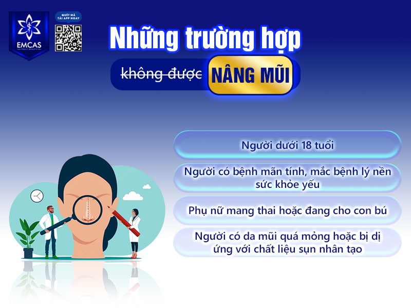 Không phải ai cũng đủ điều kiện để thực hiện nâng mũi, bởi đây là một ca can thiệp y khoa đòi hỏi sự an toàn và phù hợp về mặt sức khỏe, độ tuổi và cơ địa.
