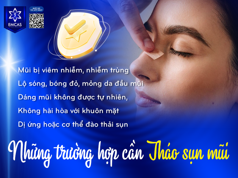 Theo Hiệp hội Phẫu thuật Thẩm mỹ Hoa Kỳ (ASPS), các biến chứng thường gặp nhất dẫn đến tháo sụn bao gồm nhiễm trùng, lộ sóng và phản ứng đào thải vật liệu cấy ghép.