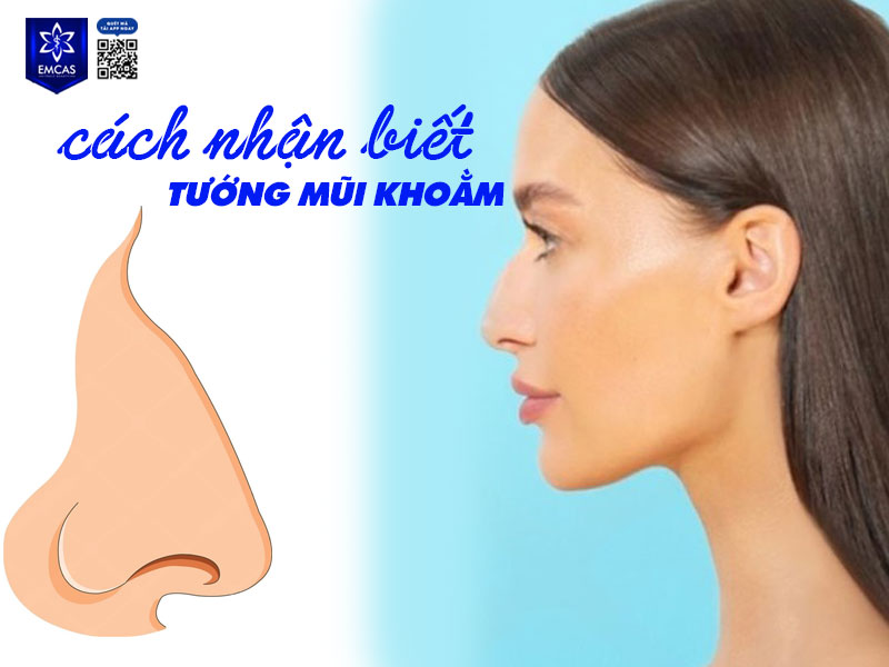 Người mũi khoằm thường có sống mũi cao, thẳng hoặc hơi gồ nhẹ ở phần giữa, với phần đầu mũi hơi nhọn và cong xuống về phía miệng.