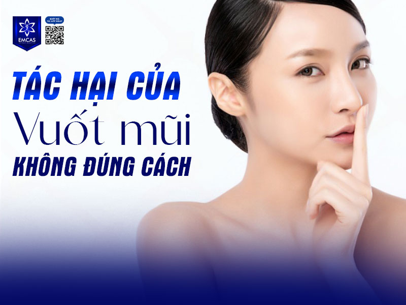 nếu thực hiện không đúng kỹ thuật hoặc quá lạm dụng, hành động này có thể gây ra nhiều tác hại cho vùng mũi, đặc biệt là đối với làn da và mô mềm quanh sống mũi