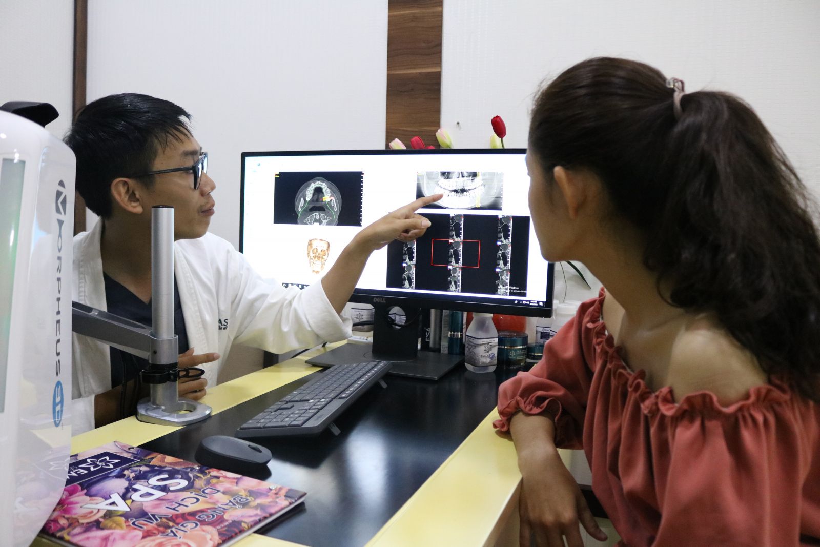 Xem trước tình trạng răng với máy Trios 3shape