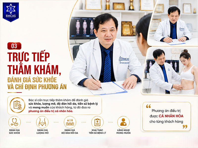 Bác sĩ cần trực tiếp thăm khám để đánh giá sức khỏe