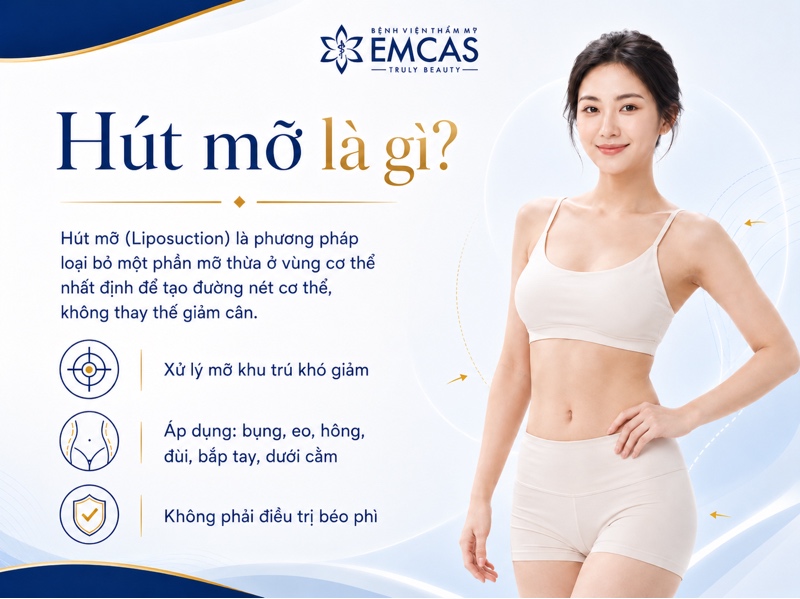 Hút mỡ (tiếng Anh là Liposuction) là phương pháp thẩm mỹ dùng ống hút chuyên dụng để loại bỏ một phần mỡ thừa