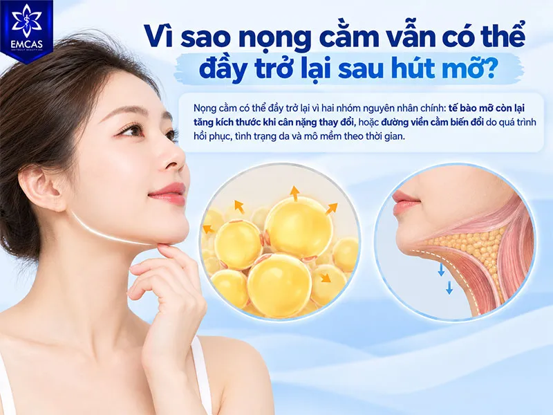 Reasons the double chin may look fuller again after liposuction