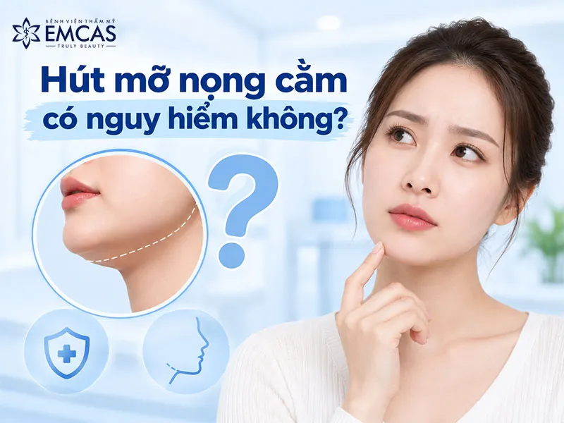 Hút mỡ nọng cằm vẫn có rủi ro vì đây là một can thiệp xâm lấn.