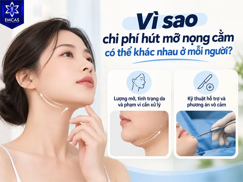 Chi phí hút mỡ nọng cằm có thể khác nhau vì mỗi người có tình trạng vùng cằm và kế hoạch thực hiện khác nhau.