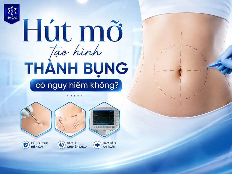 Hút mỡ tạo hình thành bụng là phẫu thuật xâm lấn nên có nguy cơ gặp biến chứng tại vùng mổ