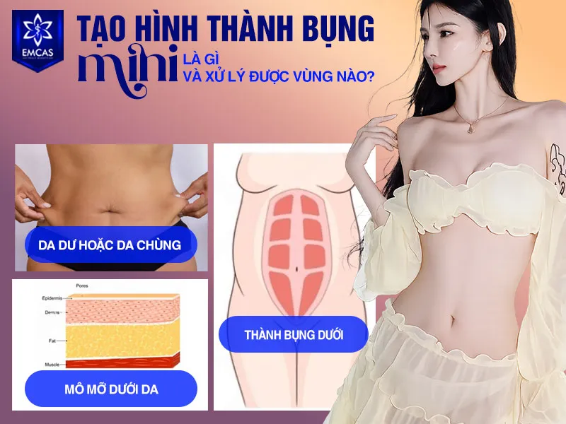Tạo hình thành bụng mini là phương pháp phẫu thuật tập trung xử lý da và mô thừa chủ yếu ở vùng bụng dưới rốn