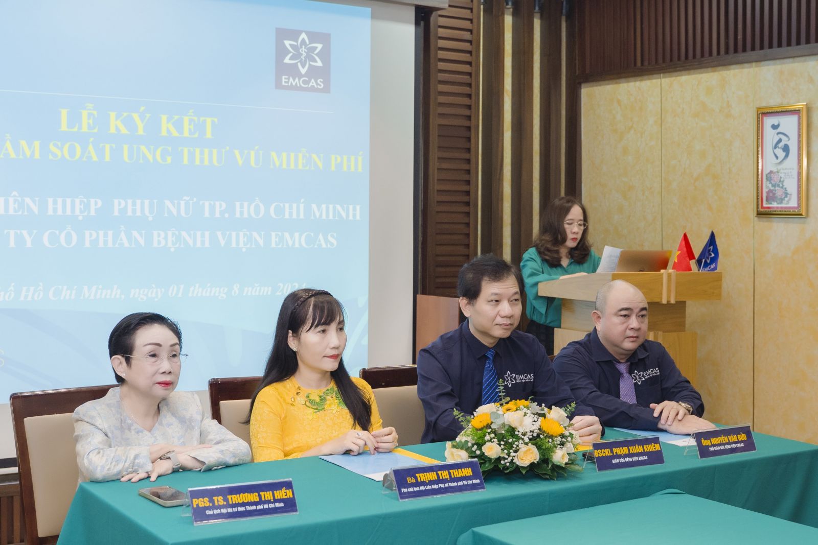 Chương Trình Lễ Ký Kết Hỗ Trợ Tầm Soát Ung Thư Vú Miễn Phí