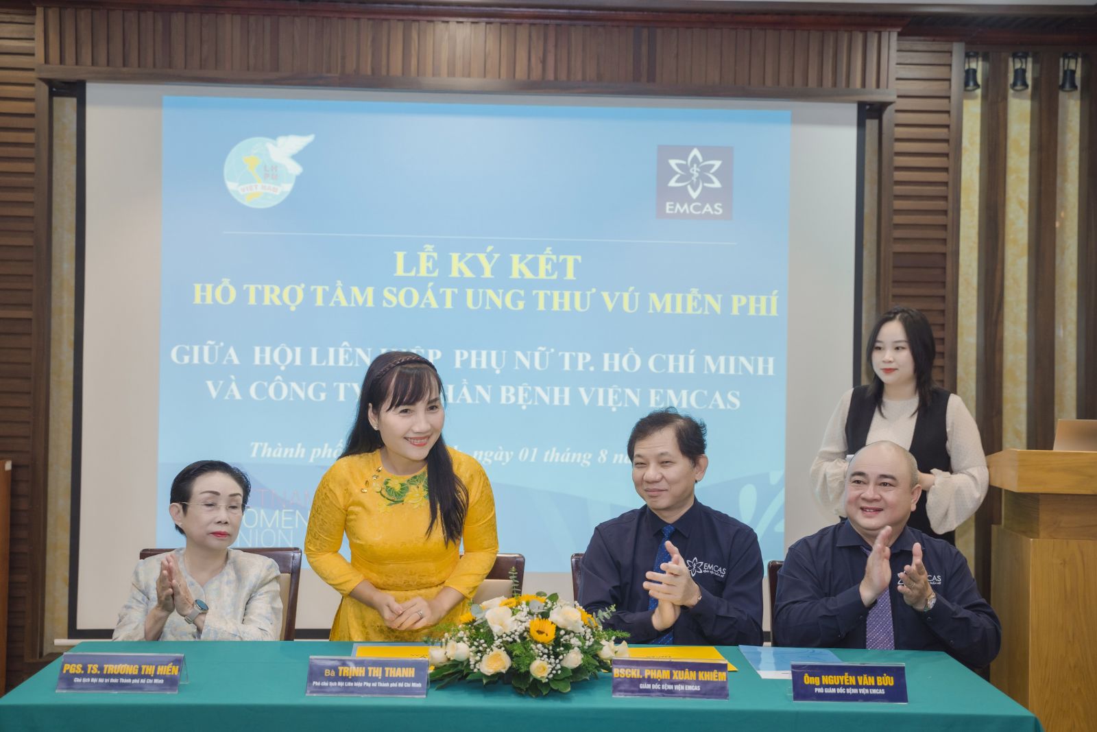 Chương Trình Lễ Ký Kết Hỗ Trợ Tầm Soát Ung Thư Vú Miễn Phí