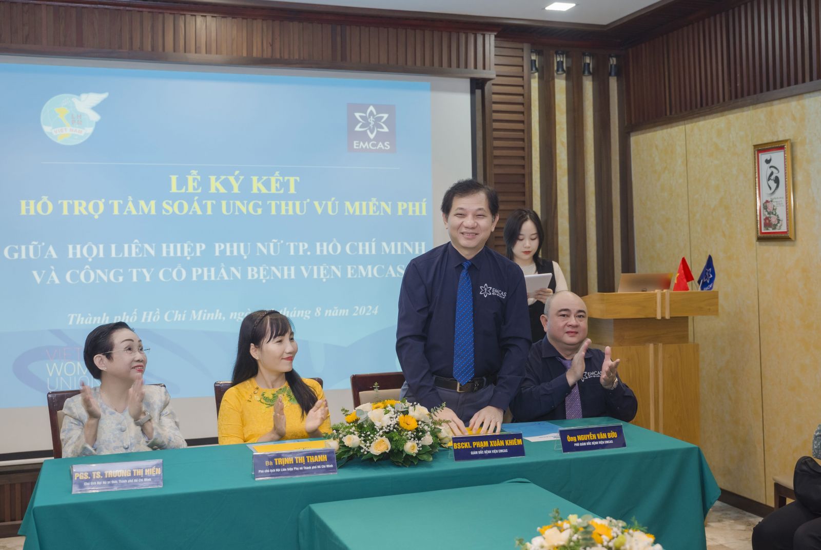 Chương Trình Lễ Ký Kết Hỗ Trợ Tầm Soát Ung Thư Vú Miễn Phí